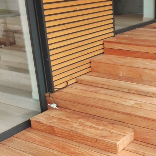 Tecnhome - Terrasse bois Exotique - Garapa - 53m² - Yutz - Moselle - Lorraine