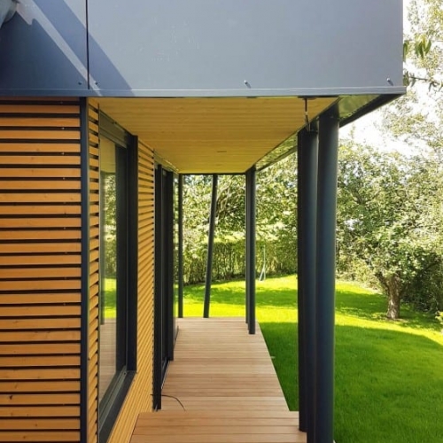 Tecnhome - Terrasse bois Exotique - Garapa - 53m² - Yutz - Moselle - Lorraine