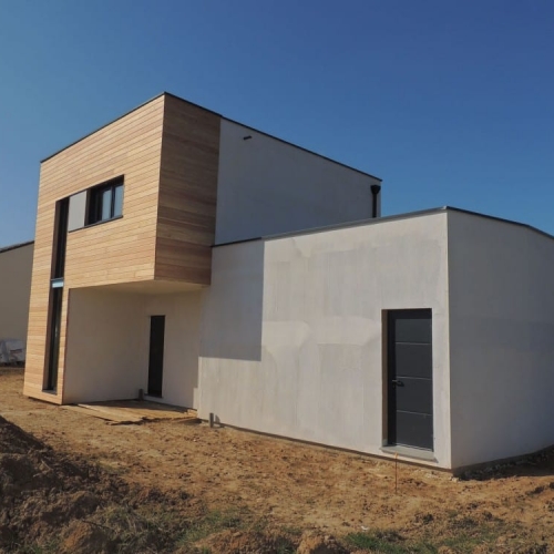 Petite Hettange maison construction ossature bois - R+1 - 145m2