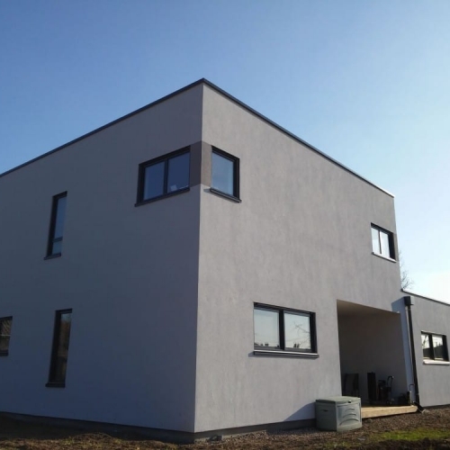 maison construction ossature bois Vigy R+1-155m2