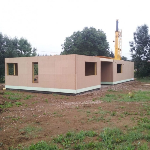 maison construction ossature bois Vigy R+1-155m2