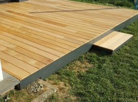 Terrasse Bois Exotique Garapa – 30 m2 – Beyren lès Sierck