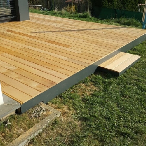 tecnhome - terrasse bois exotique - beyren les sierck - moselle - lorraine