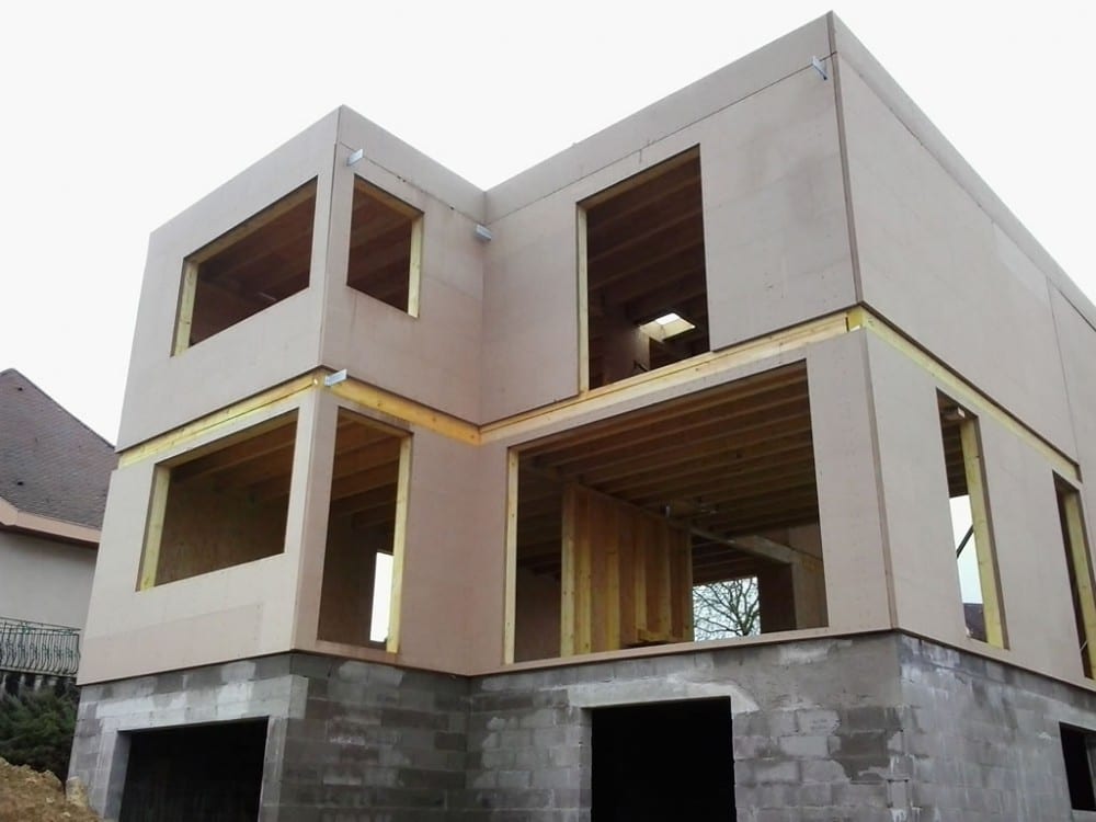 maison construction ossature bois Malling R+1-152m2