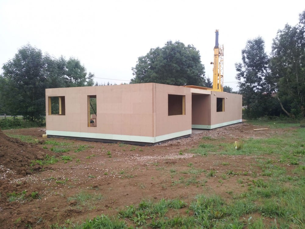 maison construction ossature bois Vigy R+1-155m2