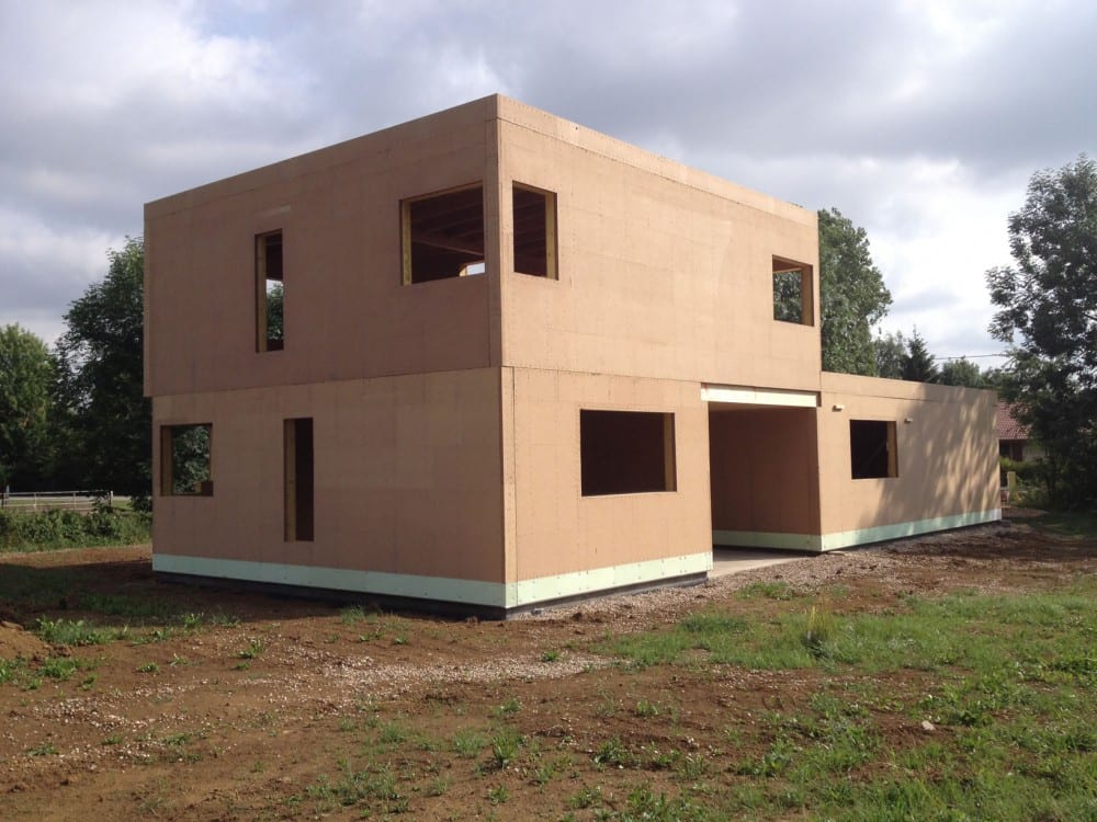 maison construction ossature bois Vigy R+1-155m2
