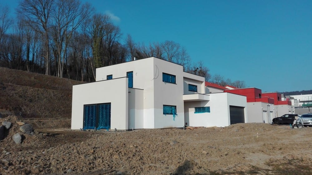 maison construction ossature bois - Ban Saint Martin - R+1 - 155 m2